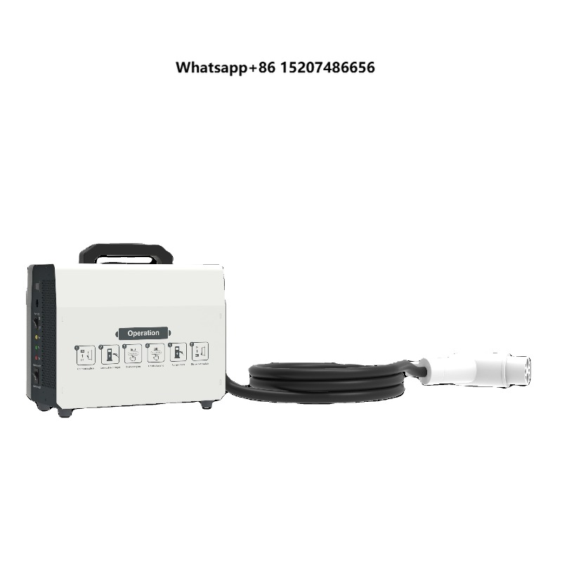 Portable Dc Fast Charger 20Kw Ccs2 - شاحن متنقل للسيارات الكهربائية بقدرة 20-40