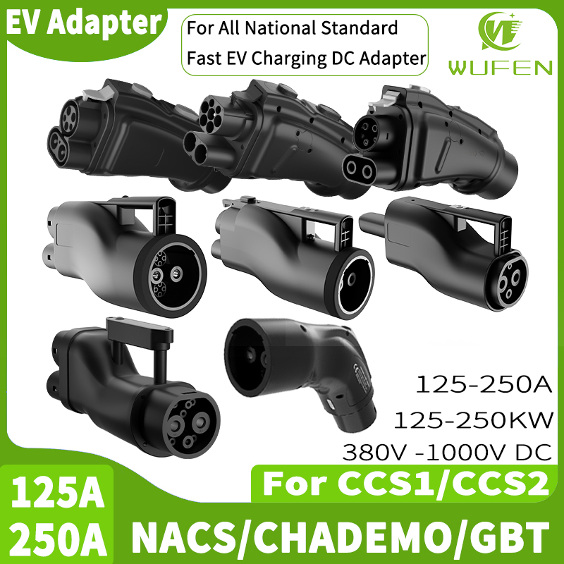 Gb/T To Ccs2 200A Fast Charging Adapter - WUFEN لجميع محول شحن السيارة EV