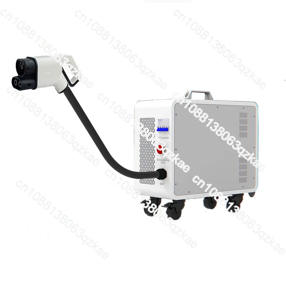 Portable Dc Fast Charger 20Kw Ccs2 - شاحن سيارات كهربائية متنقل بمنفذ واحد،