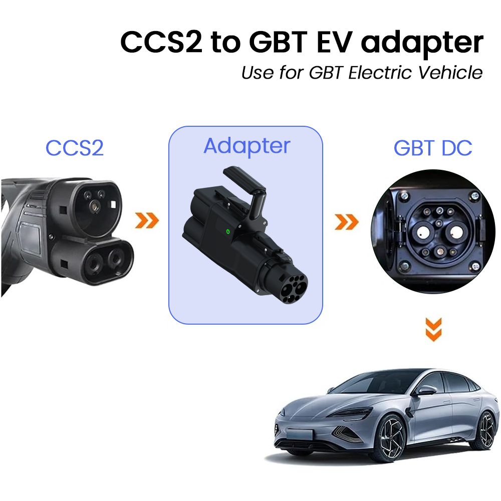 Gb/T To Ccs2 200A Fast Charging Adapter - محول CCS2 إلى GB و T