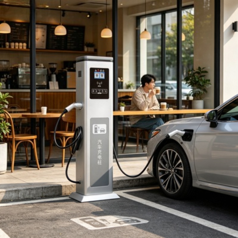 شاحن سريع محمول للسيارات الكهر - مراجعة Portable Dc Fast Charger 20Kw Ccs2 وسعره