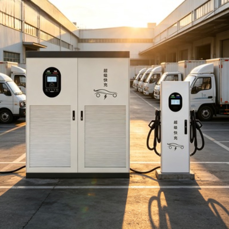 شاحن سريع محمول للسيارات الكهر - مراجعة Portable Dc Fast Charger 20Kw Ccs2 وسعره