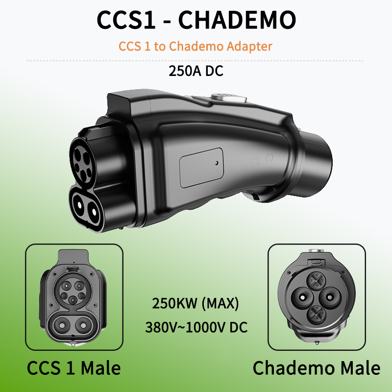 WUFEN لجميع محول شحن السيارة E - مراجعة Gb/T To Ccs2 200A Fast Charging Adapter وسعره