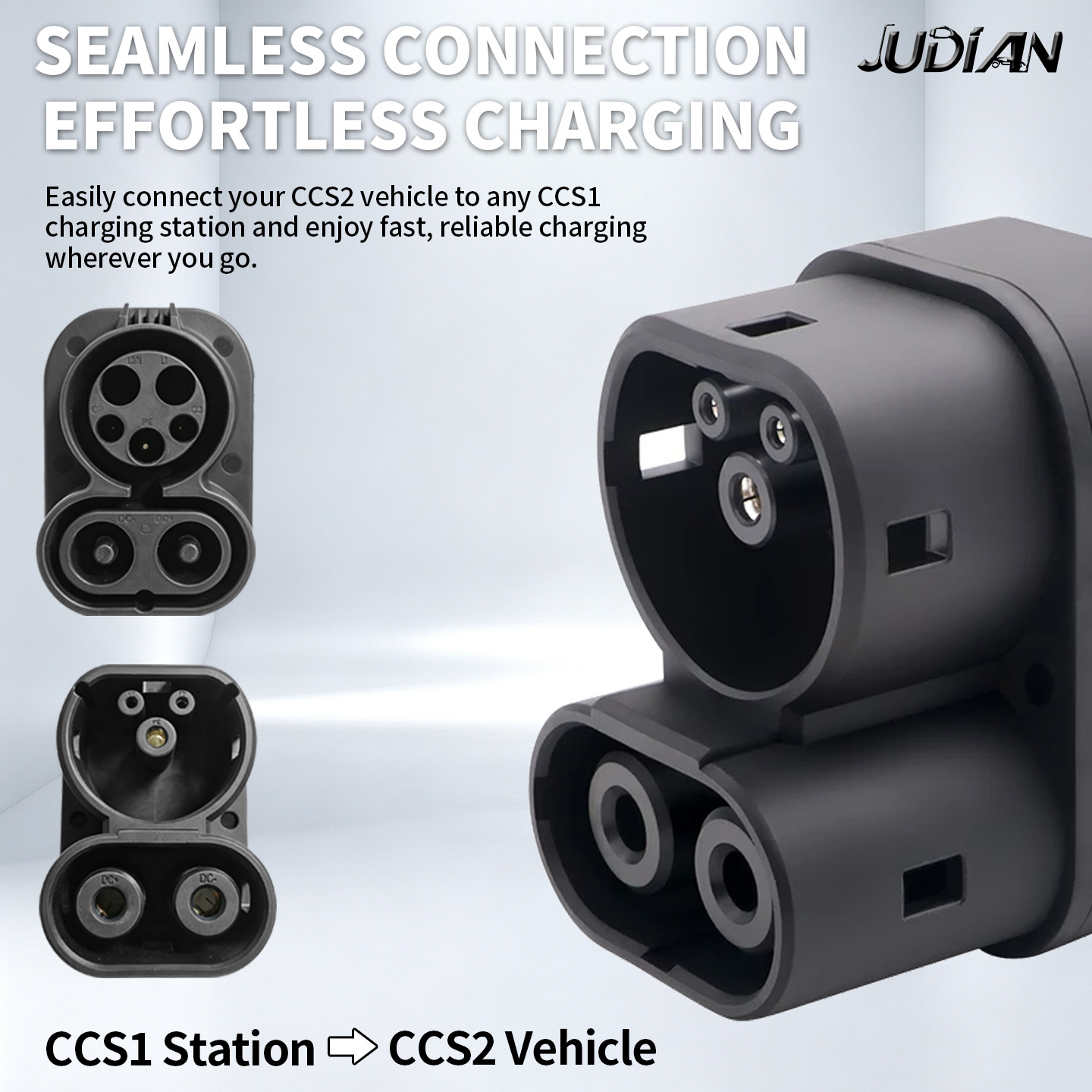 محول شحن سريع للسيارات الكهربا - مراجعة Ccs2 To Ccs1 Fast Charge Adapter 250Kw وسعره