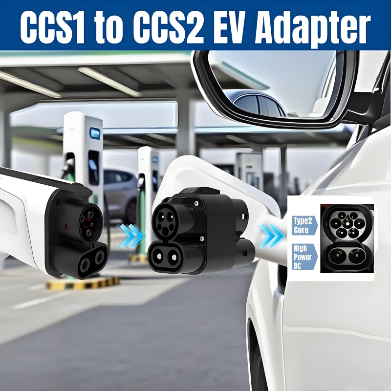 محول شحن السيارات الكهربائية 2 - مراجعة Ccs2 To Ccs1 Fast Charge Adapter 250Kw وسعره