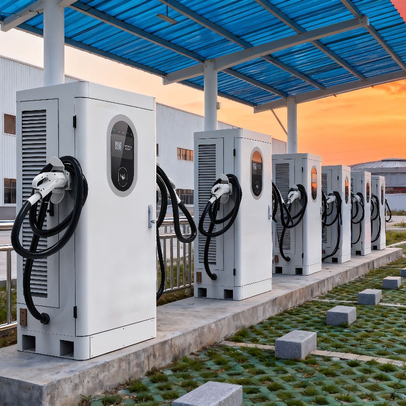 محطة شحن سيارات كهربائية AC DC - مراجعة Portable Dc Fast Charger 20Kw Ccs2 وسعره