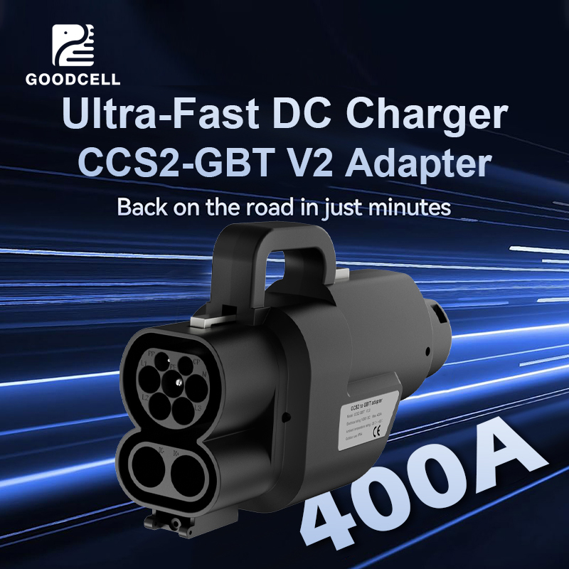 GOODCELL CCS2 إلى GB/T EV مهاي - مراجعة Gb/T To Ccs2 200A Fast Charging Adapter وسعره