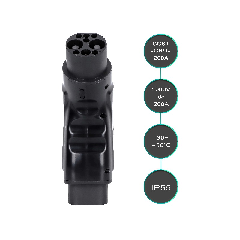محول شحن السيارات الكهربائية م - مراجعة Gb/T To Ccs2 200A Fast Charging Adapter وسعره
