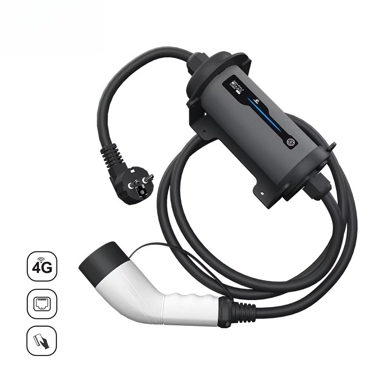 شاحن سيارات كهربائية محمول من  - مراجعة Portable Ev Charger 32A Type 2 Cee Plug وسعره