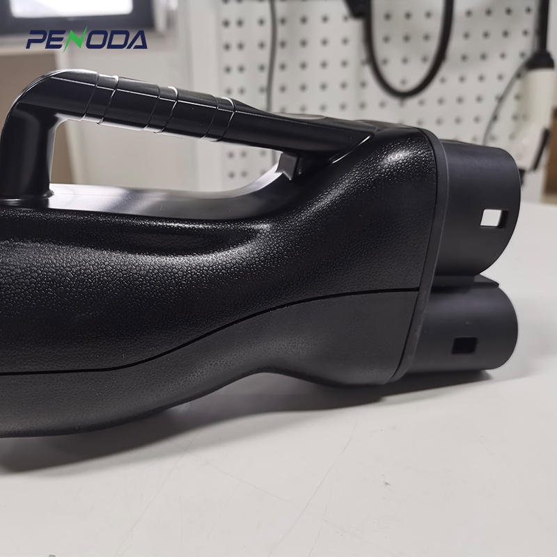 شاحن سيارات كهربائية PENODA EV - مراجعة Gb/T To Ccs2 200A Fast Charging Adapter وسعره