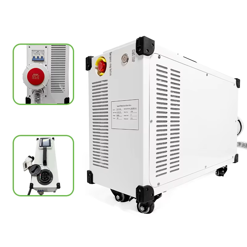شاحن سريع محمول للسيارات الكهر - مراجعة Portable Dc Fast Charger 20Kw Ccs2 وسعره