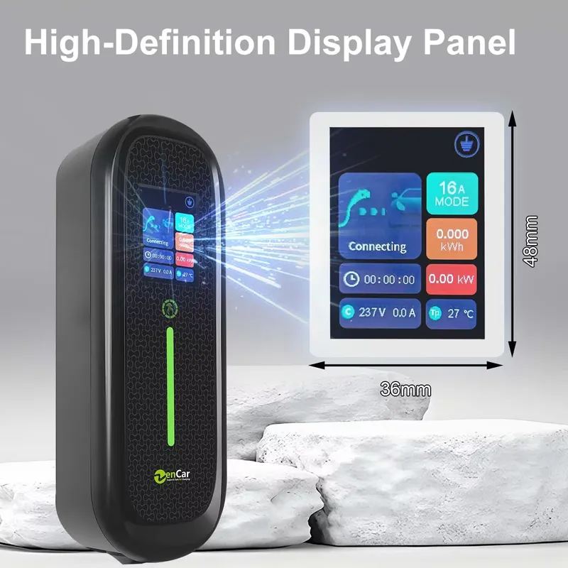 شاحن سيارات كهربائية محمول ذكي - مراجعة Portable Ev Charger 32A Type 2 Cee Plug وسعره