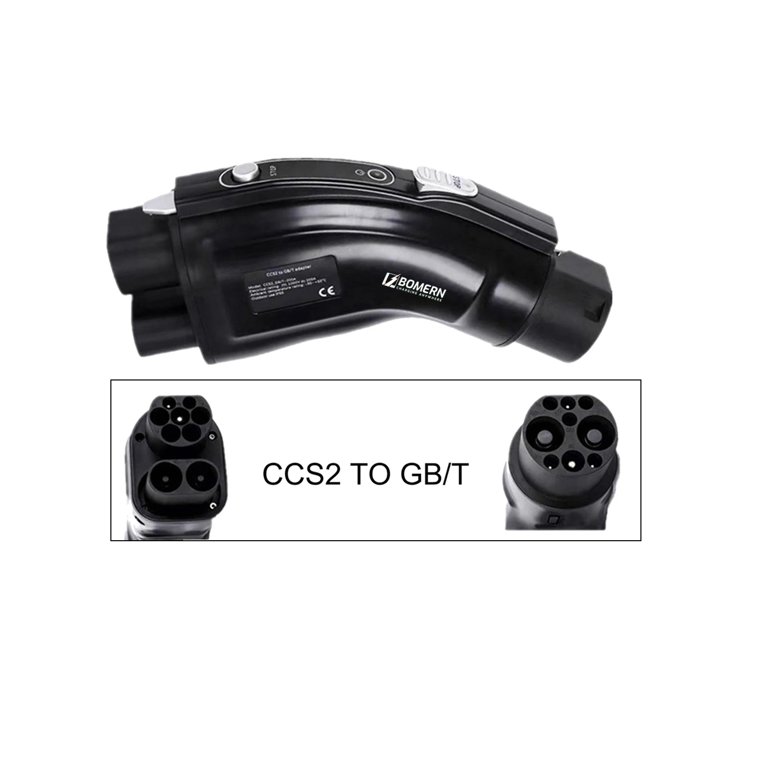 محول شحن سريع جديد للسيارات ال - مراجعة Gb/T To Ccs2 200A Fast Charging Adapter وسعره