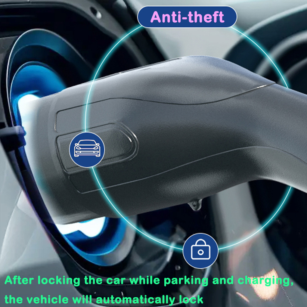 Type2 المحمولة شاحن سيارات كهر - مراجعة Portable Ev Charger 32A Type 2 Cee Plug وسعره
