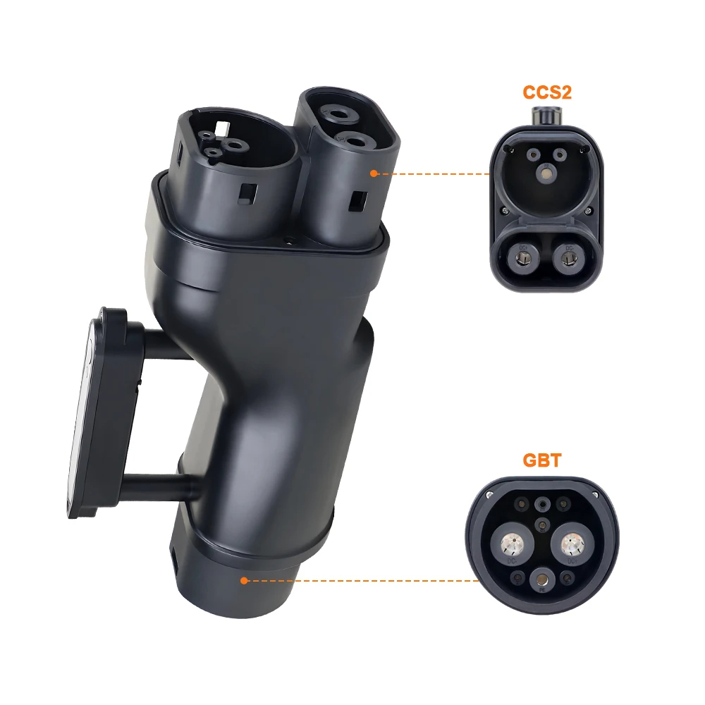 محول شحن سريع بتيار مستمر 200  - مراجعة Gb/T To Ccs2 200A Fast Charging Adapter وسعره