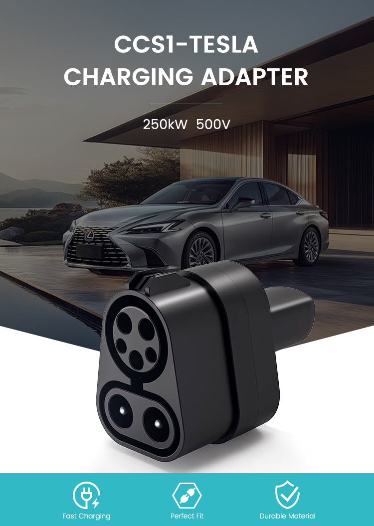 # موصل شحن سريع للسيارات الكهر - مراجعة Ccs2 To Ccs1 Fast Charge Adapter 250Kw وسعره