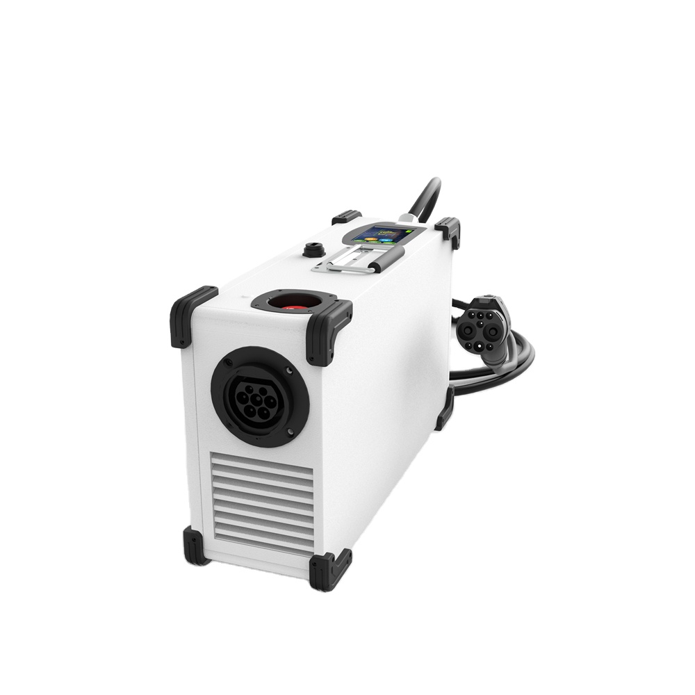 شاحن سريع محمول للسيارات الكهر - مراجعة Portable Dc Fast Charger 20Kw Ccs2 وسعره