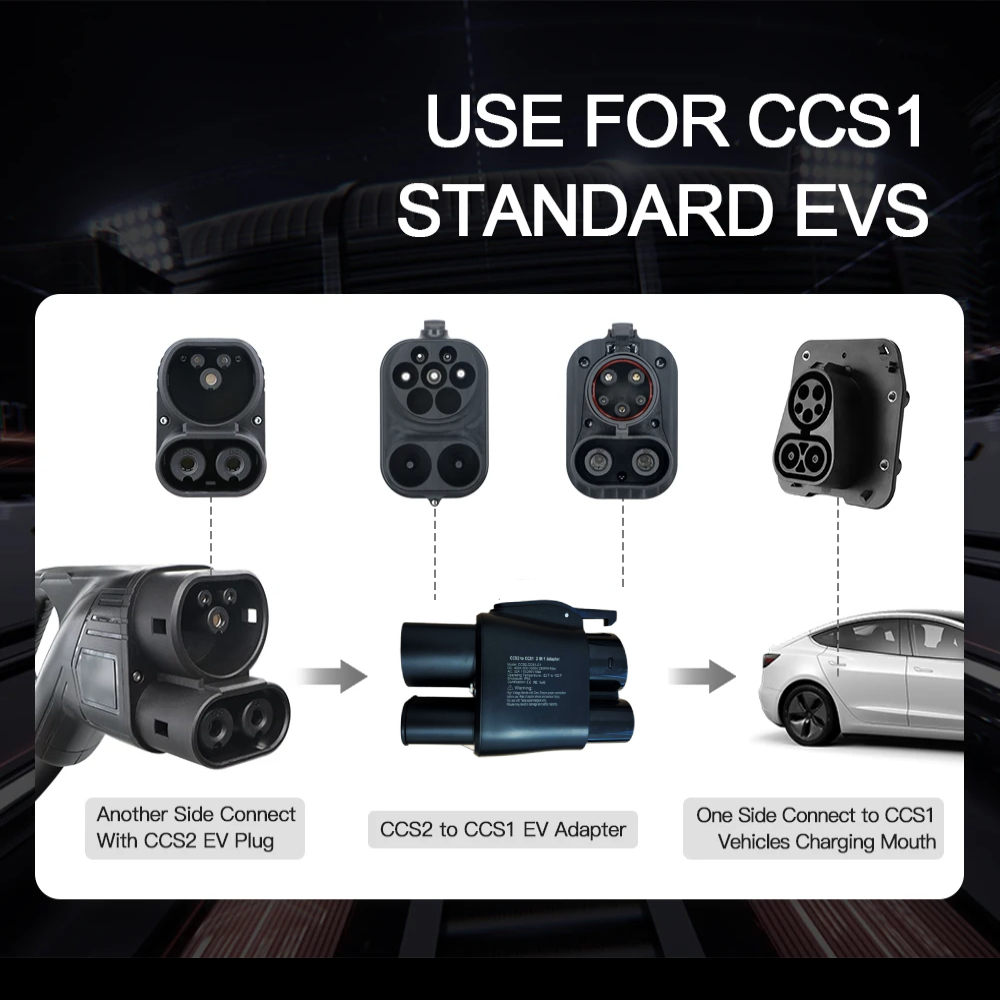 محول شحن السيارات الكهربائية م - مراجعة Ccs2 To Ccs1 Fast Charge Adapter 250Kw وسعره