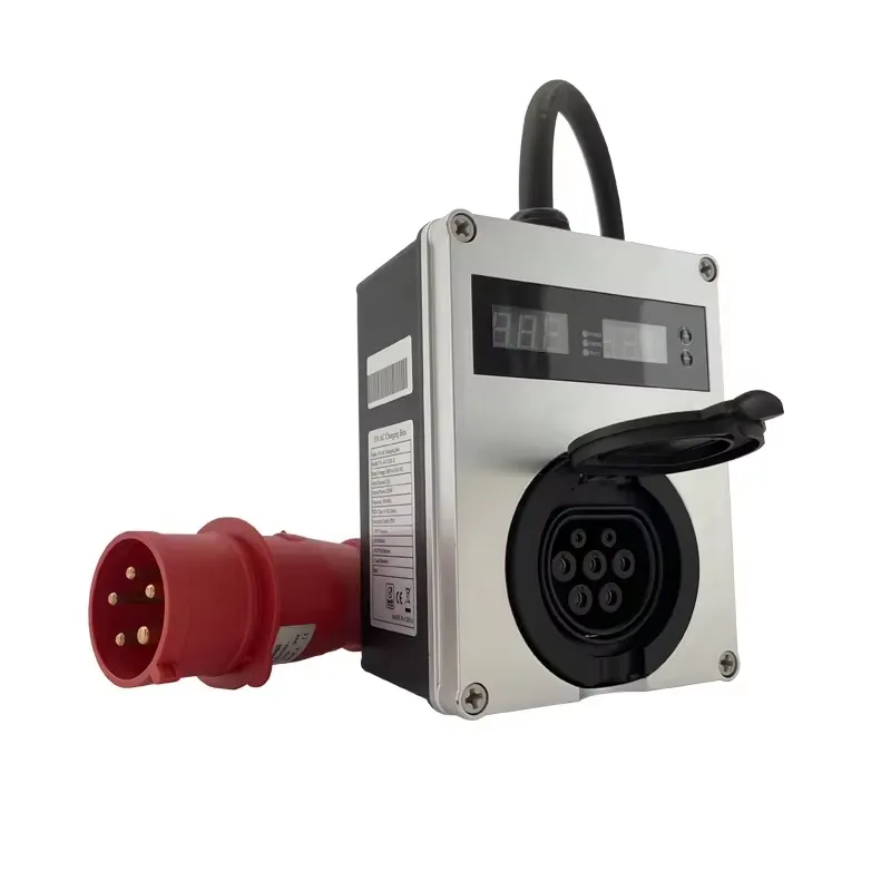 شاحن سيارة كهربائية ذكي صغير 1 - مراجعة Portable Ev Charger 32A Type 2 Cee Plug وسعره