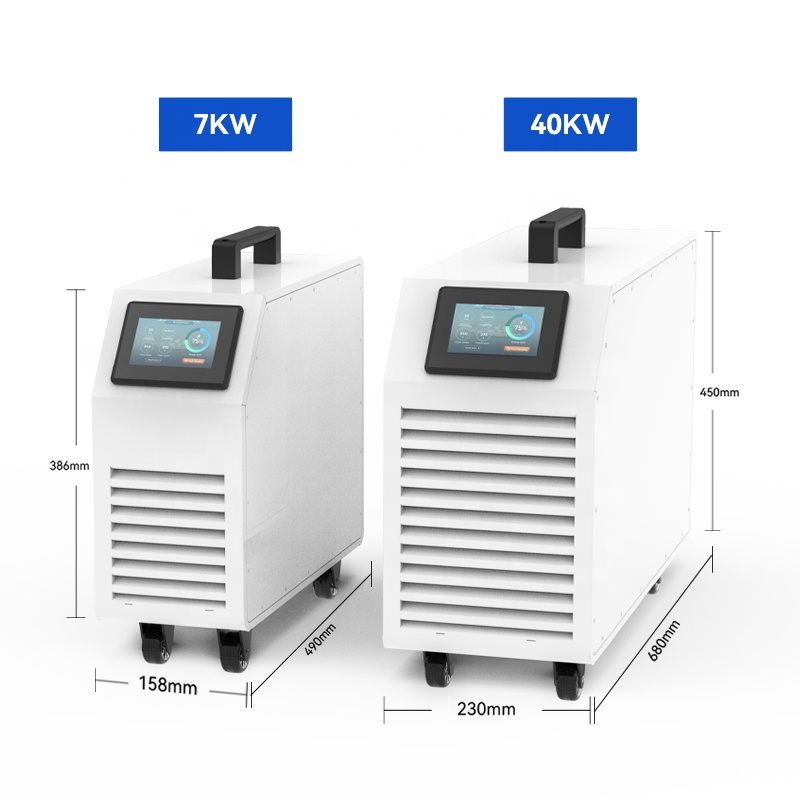 محطة شحن متنقلة بقدرة 20 كيلو  - مراجعة Portable Dc Fast Charger 20Kw Ccs2 وسعره