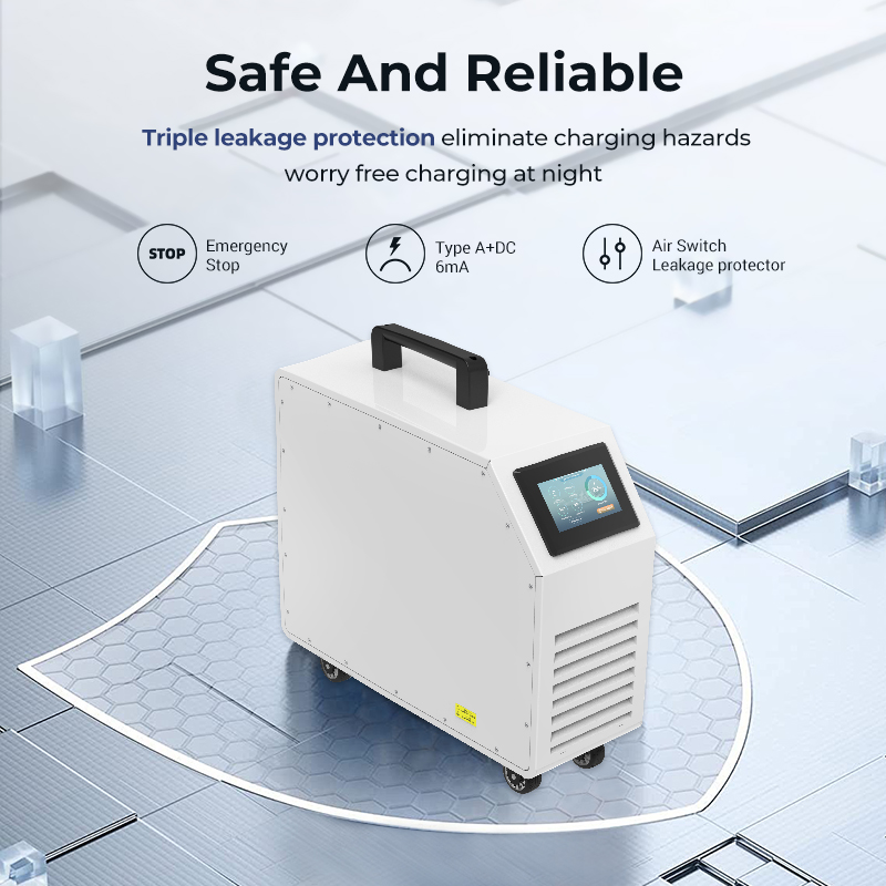 محطة شحن متنقلة بقدرة 20 كيلو  - مراجعة Portable Dc Fast Charger 20Kw Ccs2 وسعره