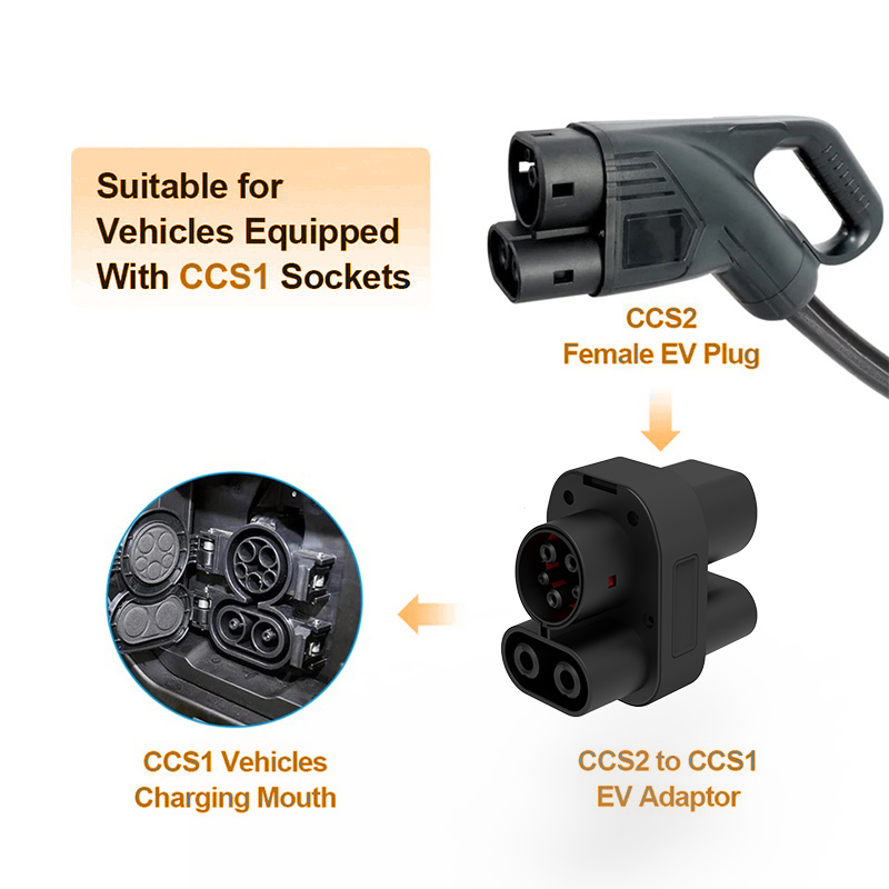 محول WUFEN 250KW من CCS2 إلى C - مراجعة Ccs2 To Ccs1 Fast Charge Adapter 250Kw وسعره