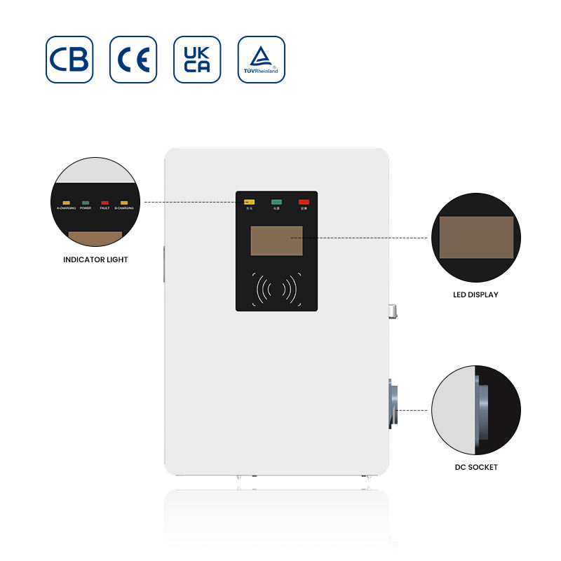 شاحن سيارات كهربائية خونس 30 ك - مراجعة Dc Fast Charger 30Kw Wallbox Commercial وسعره