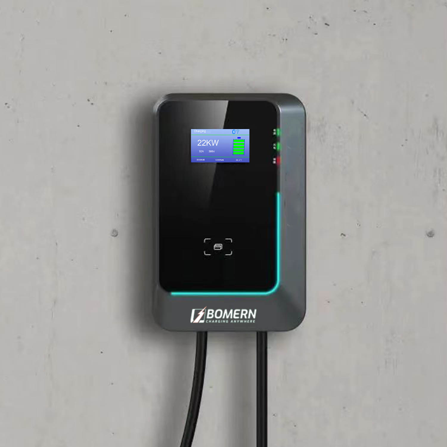 2025 رائجة البيع 7kw/11kw/22kw - مراجعة 22Kw Wallbox Type 2 Ocpp Rfid وسعره