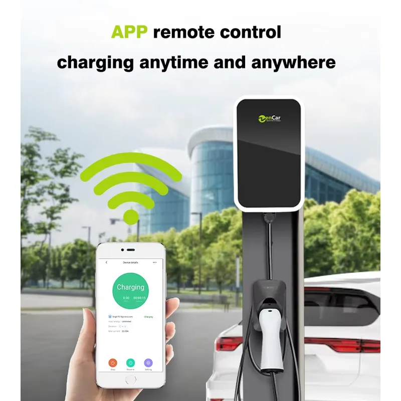 شاحن سيارات كهربائية بقوة 22 ك - مراجعة 22Kw Wallbox Type 2 Ocpp Rfid وسعره